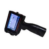 Mini Impresora de Inyección de Tinta Automática y Manual de 12.7mm, Impresora de Inyección de Tinta Térmica Portátil con Pantalla Táctil, Máquina de Codificación de Fechas de Caducidad y Logotipos