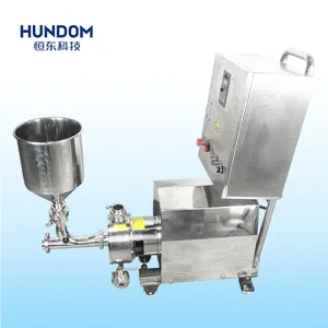 Elektromagenizer Horizontal pada jalur Mixer geser tinggi inline pencampur homogenisasi dengan hopper