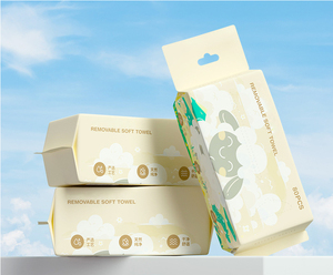 Khăn mặt mềm dùng một lần, bông nguyên chất dày, khăn mặt gia dụng kéo ra. - Product Image 1