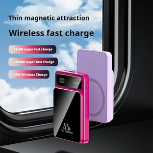 Boîtier de batterie externe magnétique <span class=keywords><strong>Mag</strong></span> PowerBank 10000mAh, charge rapide et sûre, chargeur sans fil 20W, technologie GaN, pour téléphones 16 15 14 13 12 - Product Image 4