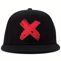Gorras Snapback Unisex NOVA, Estilo Hip Hop, 100% Acrílico, Ajustables