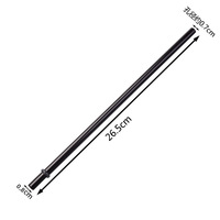 Fourniture directe d'usine de pailles de 7mm de diamètre Accessoires de gobelets en plastique de couleur unie Pailles réutilisables