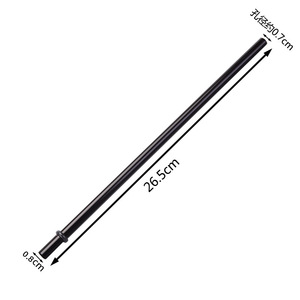 Fourniture directe d'usine de pailles de 7mm de diamètre Accessoires de gobelets en <span class=keywords><strong>plastique</strong></span> de couleur unie Pailles réutilisables - Product Image 5