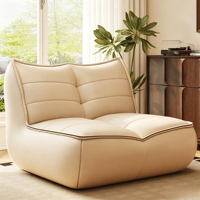 Fauteuil de relaxation convertible en lit, petit canapé pour chambre, balcon, salon, deux places, moderne, style Tatami, pouf