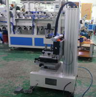 Máquina de serigrafía de mesa semiautomática económica Impresión de Mantel de trabajo al vacío semiautomática
