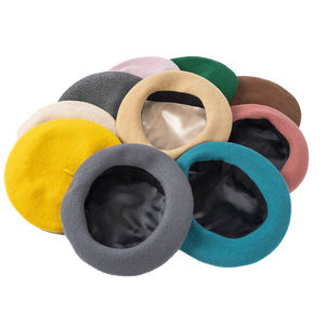 Nouveau style multicolore à la mode femmes béret français <span class=keywords><strong>chapeau</strong></span> <span class=keywords><strong>pas</strong></span> <span class=keywords><strong>cher</strong></span> cérémonie béret casquettes - Product Image 4