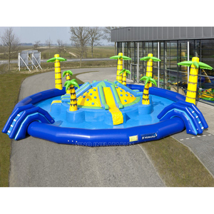 15m Dia. Parco acquatico gonfiabile per bambini e adulti palm tree island in <span class=keywords><strong>vendita</strong></span> per attività all'aperto in acqua da gonfiabili Sino - Product Image 2