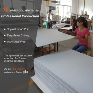 Factory Supply 30x42 Inch Acid-Free Uncut Matboard and Framing Mounting Boards for Digital Photo <strong>Frame</strong> Mat Board for Art Framing - Product Image 4