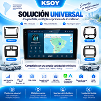 Lecteur DVD de voiture KSOY universel 9 pouces 10.1 pouces Android 16 3 + 32G 4G LTE WiFi 6 DSP USB 8 Core 2 Din GPS écran tactile autoradio