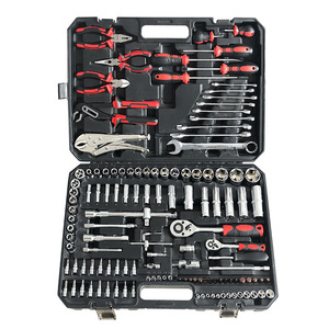 132 Pc Engine Repair <b>Tool</b> <b>Set</b> Ratchet Wrench Pliers Screwdriver Bits Extension Bar <b>Mechanic</b> Kit Standard Car Fitment Hard Case - Product Image 4