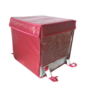 Sac isotherme à motif rayé 600D isolé de grande capacité Porte-nourriture pour <span class=keywords><strong>moto</strong></span> Livraison de pizzas Déjeuner Pique-nique Matériau durable - Product Image 1