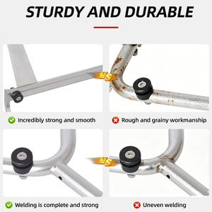 Support de sacoche latérale pour <span class=keywords><strong>moto</strong></span> DS900X en acier inoxydable argenté 250cc, support de boîte à bagages pour <span class=keywords><strong>moto</strong></span> - Product Image 5