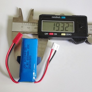 공급 601844 2S 7.4V 450mAh 20C 충전식 lipo 배터리 rc 리튬 이온 배터리 - Product Image 6
