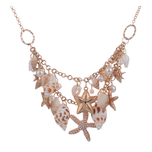 Collar de Concha de Mar, Estrella de Mar y Concha Tahitiana para el Verano - Product Image 5