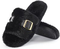 Chaussons d'intérieur en fourrure pour femmes, à bout ouvert, avec mousse à mémoire de forme respirante et semelle extérieure en EVA, collection printemps-été, vente en gros