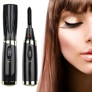 HOT SALE Mini USB Wimpern Curling Clip Schwarz Advanced Electric Cosmetics Makeup Wimpern zange