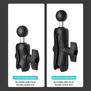 VINmounts Adaptador de Bola de Extensión Compuesta con Brazo de Montaje de Doble Bola Estándar Industrial de 2.25 Pulgadas, VIN-D-007 - Product Image 3