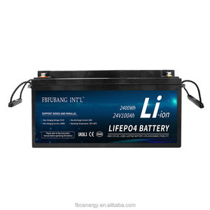 Batterie portable économique de stockage d'énergie solaire à décharge profonde 24V 100Ah, batterie au lithium fer phosphate 24V - Product Image 5