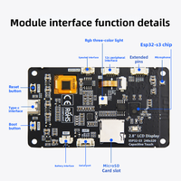 Modul Layar Sentuh Kapasitif 2.8" ESP32 S3 240*320 ILI9341  Papan Pengembangan
