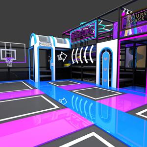 Área de Juegos Infantil Personalizada de Alta Calidad con Temática Cyberpunk, Parque Infantil Comercial para Preescolar, Set de Juegos Interior para Niños - Product Image 2