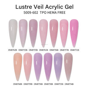 Gel acrylique TPO HEMA Free Lustre Veil UV LED Soak Off pour salon - Product Image 3