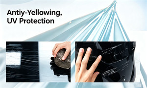 Film <span class=keywords><strong>de</strong></span> protection <span class=keywords><strong>de</strong></span> peinture automobile en TPU <span class=keywords><strong>transparent</strong></span>, résistant aux UV, à haute protection infrarouge, haute ductilité - Product Image 2