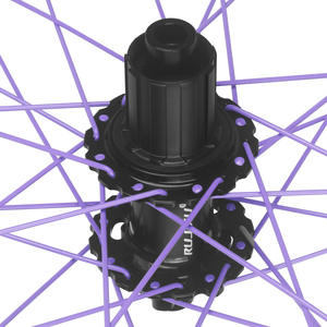 Jeu de roues de vélo de montagne RUJIXU Premium Black Ring Purple Spokes, 24-<span class=keywords><strong>29</strong></span> <span class=keywords><strong>pouces</strong></span>, alliage d'aluminium, clincher/<span class=keywords><strong>tubeless</strong></span>, frein à disque, jante 20 mm - Product Image 2