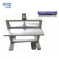 Meilleur Prix Électrique Rouleau de Papier D'aluminium Boîte Scie Contraignant Fixation Machine À Vendre