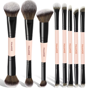 Maange không <span class=keywords><strong>Latex</strong></span> mặt trang điểm bọt biển Máy xay sinh tố 8pcs với Jar trang điểm <span class=keywords><strong>Sponge</strong></span> mỹ phẩm trang điểm bàn chải - Product Image 1