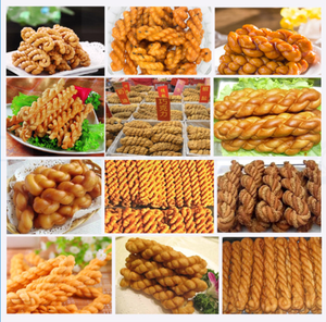 Machine à extruder les bâtonnets de pâte torsadés de bonne qualité pour la fabrication de snacks et de friandises frites - Product Image 5