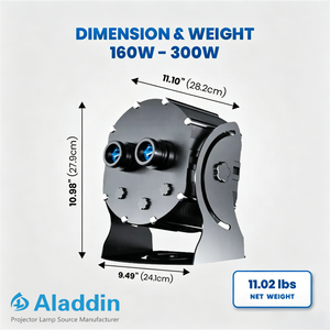 Proyector LED de Doble Lente Ultra Brillante de 160W - Luz Publicitaria de Cristal para Áreas de Alto Tráfico STD-160W 160W Doble Lente Gobo Pr - Product Image 5