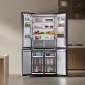 Réfrigérateur portable électrique intelligent Mijia Pro Cross 513L sans givre BCD-513WTMSA en acier inoxydable pour usage hôtelier, vente en gros B2B, nouveau modèle