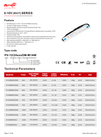 Fuente de Alimentación LED Regulable CE/RoHS 150W CV 0-10V/1-10V/10V PWM/Rx, Transformador 170-264V AC-DC 24V IP67 Impermeable para Tiras LED