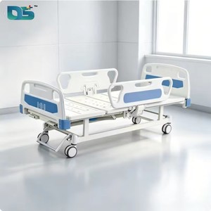 Cama Hospitalaria Manual con Dos Manivelas y Dos Funciones, Plegable, Personalizable, para Discapacitados y Geriátricos, con Reposacabezas Ajustable de ABS y Barandilla de Protección - Product Image 1