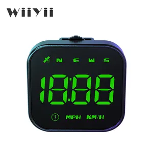 WiiYii Autozubehör G4S GPS HUD Auto LED Head Up Display Smart Digital Alarm Erinnerung Tachometer GPS HUD für alle Autos