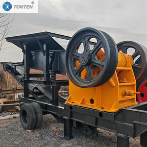 Trituradora de Mandíbulas Móvil Impulsada por Motor, Trituradora de Piedra para Canteras en Venta - Product Image 2