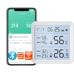 TY-TH08por Tuya Wifi para Hogar Inteligente, Higrómetro con Retroiluminación, Termómetro, Sensor de Temperatura y Humedad, Control Remoto por Aplicación - Product Image 1