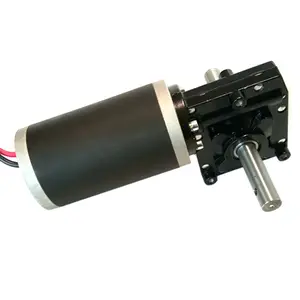 80Mm Dc Worm Gear Motor 12 Volt 100 Watt Power Generator 24V 120W Dc Motor