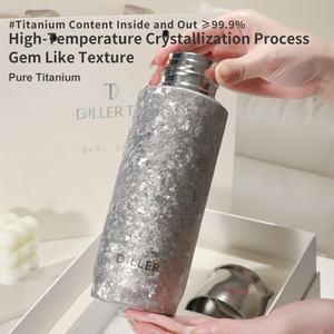 DILLER Titanium <strong>Bottle</strong> Eco-Friendly Gift Box 420ml Coffee Tumbler <strong>Luxury</strong> Insulated <strong>Water</strong> <strong>Bottle</strong> for Kids Vacuum <strong>Bottle</strong> Type - Product Image 4