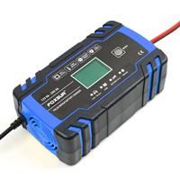 Chargeur de batterie de moto de voiture 12V 24V FOXSUR Pulse Repair Agm Gel chargeur de batterie au plomb humide