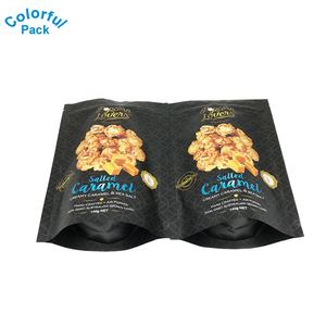 Impresión personalizada Spot Light Stand up Salted <span class=keywords><strong>Caramelo</strong></span> Bolsas de <span class=keywords><strong>palomitas</strong></span> de maíz Papel de aluminio laminado Reciclable Bolsas de embalaje de chocolate - Product Image 3