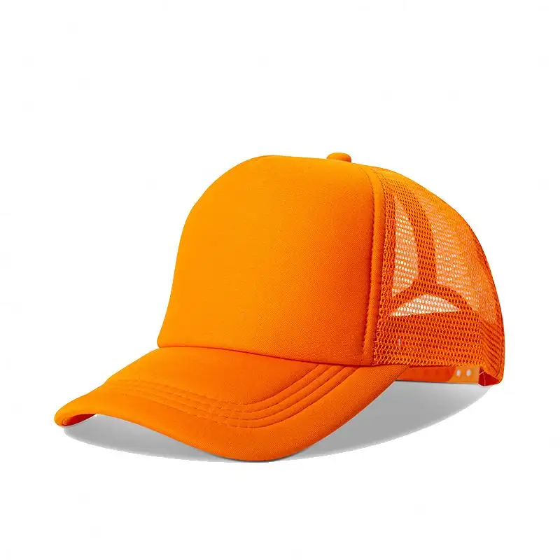 Chapeau de camionneur en coton avec Clip en plastique, 5 panneaux, Logo imprimé personnalisé, nouvelle collection