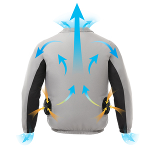 Sun protection <strong>Work</strong> Jacket Fan air Conditioned Clothes With Cooling Fan Summer Fan Cloth - Product Image 3