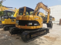 Mini-excavatrice Caterpillar d'occasion Cat308C de 8 tonnes, fabriquée au Japon, en excellent état, à Shanghai