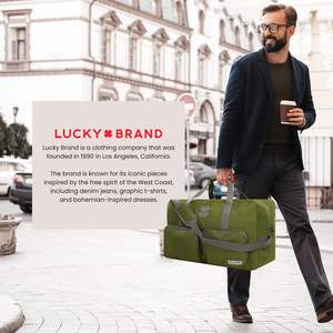 Sac de voyage Lucky Travel 65L, sac de sport, sac de week-end pliable, en PVC, bandoulière réglable, vert <span class=keywords><strong>Loden</strong></span>, unisexe - Product Image 6