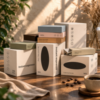 Cajas de Embalaje de Cartón Blanco Personalizadas, Cajas Cosméticas Ciegas y de Color con Impresión de Logotipo, Impresión UV, Pedidos de Pequeños Lotes Disponibles