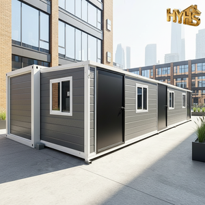 Maisons préfabriquées modulaires pliables économiques de 20 pieds et 40 pieds en conteneurs maritimes pour supermarchés et salons, prêtes à être expédiées - Product Image 1