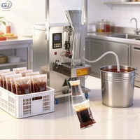 Machine d'emballage automatique multifonctionnelle à trois soudures latérales pour aliments, snacks, café, arachides, haricots, céréales, sachets en aluminium