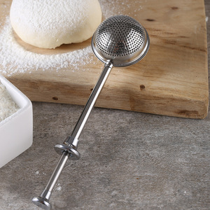 Outil de pâtisserie en métal pour la cuisine, tamis à sucre, farine et épices, fouet à saupoudrer pour pâtissier, tamis à sucre en acier inoxydable - Product Image 4