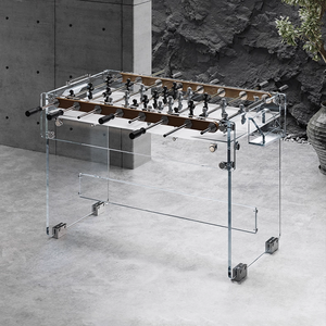 Table de football de table d'intérieur unisexe, robuste, avec plateau transparent en acrylique, pour <span class=keywords><strong>adultes</strong></span> - Product Image 3